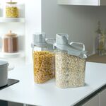 Scandinavian Collection - Container with Measuring Cup - 2 Pack / Home and Kitchen Storage Home & Kitchen