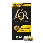 L'OR Capsules - Lungo Mattinata - Coffee Capsules - 10 pcs / Food & Drink Αταξινόμητα (Ροφήματα) Ροφήματα