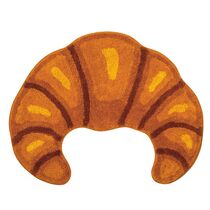 Kikkerland - Croissant Bath Rug - 25.75 x 20.25 x 0.25 / Home and Kitchen