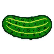 Kikkerland - Pickle Bath Rug - Green - 17 x 34 x 0.25 / Home and Kitchen