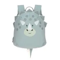 Lässig - Tiny Backpack About Friends - Dusty Blue Dino - compact /