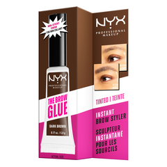 NYX Professional Makeup - The Brow Glue Instant Styler - Dark Brown / Beauty Πρόσωπο Μακιγιάζ
