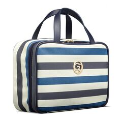 Gillian Jones - Organizer Cosmetic bag w. hangup function - Dark blue/white stripes / Beauty Αξεσουάρ Ομορφιάς Γυναικεία Περιποίηση