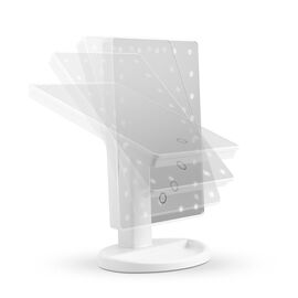 Gillian Jones - Makeup Mirror w. Heart LED Light & Touch Function White / Beauty Tools & Accessories Makeup