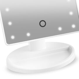 Gillian Jones - Makeup Mirror w. Heart LED Light & Touch Function White / Beauty Tools & Accessories Makeup