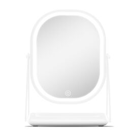 Gillian Jones - Mirror With LED Light and Tray - White / Beauty Tools & Accessories Makeup