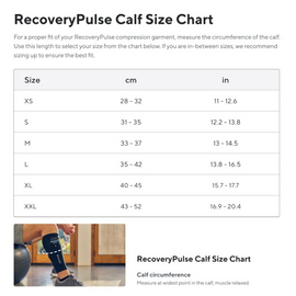 Therabody - RecoveryPulse Calf Sleeve - S - Single / Health and Personal Care Προϊόντα Ευεξίας Προσωπική Φροντίδα