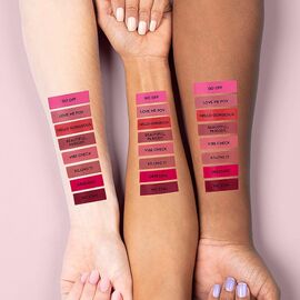 Florence by Mills - Be A VIP Velvet Liquid Lipstick Beautiful, periodt (deep mauve pink) / Beauty Lips Makeup