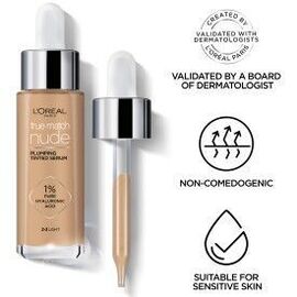 L'Oréal - True Match Nude Plumping Tinted Serum - Light-Medium 3-4 / Beauty Πρόσωπο Μακιγιάζ