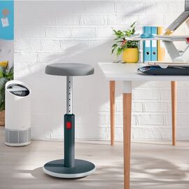 Leitz - Ergo Cozy Active sit-stand balance chair - Grey / Home and Kitchen Αταξινόμητα (Σπίτι & Κουζίνα) Σπίτι & Κουζίνα