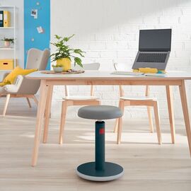 Leitz - Ergo Cozy Active sit-stand balance chair - Grey / Home and Kitchen Αταξινόμητα (Σπίτι & Κουζίνα) Σπίτι & Κουζίνα