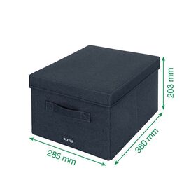 Leitz - Fabric Storage Box 2 Pieces - Grey / Home and Kitchen Αποθήκευση Σπίτι & Κουζίνα