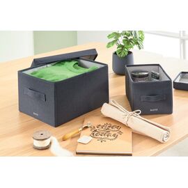 Leitz - Fabric Storage Box 2 Pieces - Grey / Home and Kitchen Αποθήκευση Σπίτι & Κουζίνα