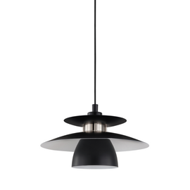 EGLO - BRENDA PENDANT - BLACK - Ø320, satineret nikkel / Home and Kitchen Lightning Home & Kitchen