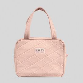 Karen - Toilet bag with handle - Nude quilt / Beauty Αξεσουάρ Ομορφιάς Γυναικεία Περιποίηση