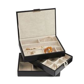 Gillian Jones - Multilayer Jewelry Box - Black / Home and Kitchen Αποθήκευση Σπίτι & Κουζίνα