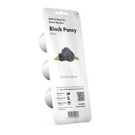 Click and Grow - Smart Garden Refill 3-pack Black Pansy / Home and Kitchen Indoor Garden Home & Kitchen