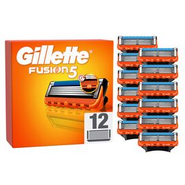 Gillette - Fusion5 Men's razor blades - Orange/Black - 12 pcs / Health and Personal Care Ξύρισμα & Γενειάδα Ανδρική Περιποίηση
