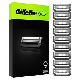 Gillette - GilletteLabs Razor Blades - Green/Black - 9 pcs / Health and Personal Care Ξύρισμα & Γενειάδα Ανδρική Περιποίηση