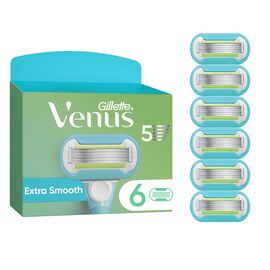 Venus - Gillette Venus Extra Smooth Razor Blades - Green/White - 6 pcs / Health and Personal Care Αξεσουάρ Ομορφιάς Γυναικεία Περιποίηση