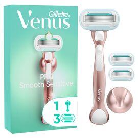 Venus - Gillette Venus Pro Smooth Sensitive Scraper for sensitive skin - Green/White/Pink / Health and Personal Care Accessories Woman Care