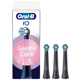 Oral B - Oral-B iO Series Gentle Care Replacement Brush Heads - Black - 3 count / Health and Personal Care Υγιεινή Στόματος Προσωπική Φροντίδα