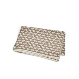 Smallstuff - Baby blanket AO elephants - Merino wool Natur - 80x100 cm (70007-90) / Home and Kitchen Κλινοσκεπάσματα Σπίτι & Κουζίνα
