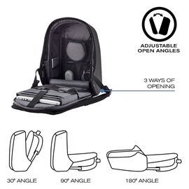 XD DESIGN ANTI-THEFT BACKPACK BOBBY HERO REGULAR BLACK P/N: P705.291 Σακίδια Πλάτης Βαλίτσες & Τσάντες