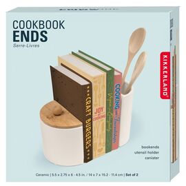 Kikkerland - Cookbook Ends / Home and Kitchen Διακόσμηση Σπίτι & Κουζίνα