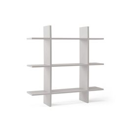 Kids Concept - Wall Shelf 3 Level STAR - Grey - 0x15x70 cm / Home and Kitchen Αποθήκευση Σπίτι & Κουζίνα