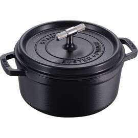 Staub - Buster + Punch Cocotte - Black - 24 cm / Home and Kitchen Κουζίνα Σπίτι & Κουζίνα