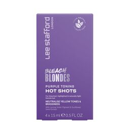Lee Stafford - Bleach Blondes Purple Toning Hot Shots 4 x 15 ml / Beauty Φροντιδα Μαλλιών Περιποίηση Μαλλιών