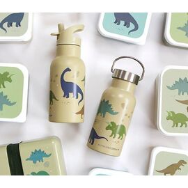 A little lovely company - Stainless steel drinking bottle - Dino - 7.3 x 20 x 7.3 cm / Home and Kitchen Kitchen Home & Kitchen