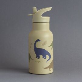 A little lovely company - Stainless steel drinking bottle - Dino - 7.3 x 20 x 7.3 cm / Home and Kitchen Kitchen Home & Kitchen