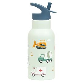 A little lovely company - Stainless steel drinking bottle - Vehicles - 7.3 x 20 x 7.3 cm / Home and Kitchen Kitchen Home & Kitchen
