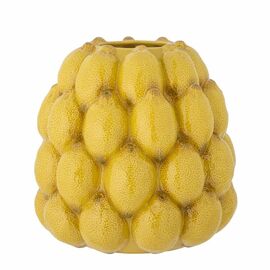 Creative Collection - Limone Vase H22 cm - Yellow Stoneware / Home and Kitchen Decor Home & Kitchen