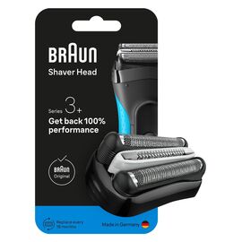Braun - Series 3+ Electric Shaver ORIGINAL Replacement Head, 32B - Black / Health and Personal Care Machines Man Care
