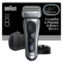Braun - Series 8 Electric Shaver - SensoAdapt, Charging Stand, 8617S - Silver / Health and Personal Care Κουρευτικές & Ξυριστικές Ανδρική Περιποίηση