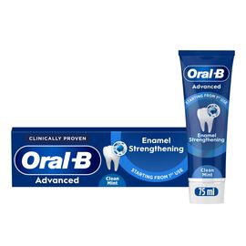 Oral B - Advanced Enamel Strengthening Clean Mint Toothpaste - 75 ml / Health and Personal Care Υγιεινή Στόματος Προσωπική Φροντίδα