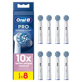 Oral B - Pro Sensitive Clean Toothbrush Heads - White - 8 Counts / Health and Personal Care Υγιεινή Στόματος Προσωπική Φροντίδα