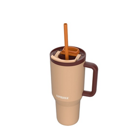 Thermal mug with telescopic straw Kambukka Rio Tumbler 950ml Almond Dream Κουζίνα Σπίτι & Κουζίνα