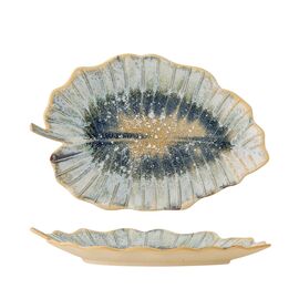 Bloomingville - Dorreen Serving Plate - Blue - Stoneware / Home and Kitchen Διακόσμηση Σπίτι & Κουζίνα