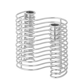 Bloomingville - Wavela Candle Holder - Silver / Home and Kitchen Διακόσμηση Σπίτι & Κουζίνα