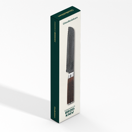 Gladkokken - Damascus bread knife - 20 cm / Home and Kitchen Κουζίνα Σπίτι & Κουζίνα