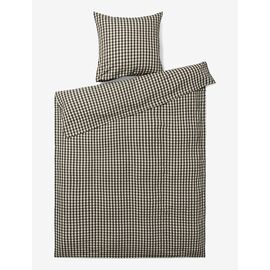Juna - Bæk&Bølge Bed Linen 140x200 cm - Black & Sand / Home and Kitchen Κλινοσκεπάσματα Σπίτι & Κουζίνα