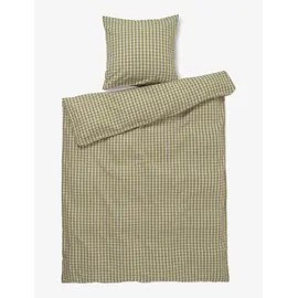 Juna - Bæk&Bølge Bed Linen 140x200 cm - Green & Soft Pink / Home and Kitchen Κλινοσκεπάσματα Σπίτι & Κουζίνα