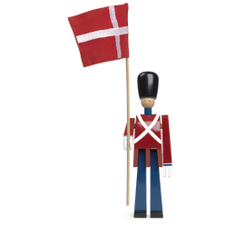 ​Kay Bojesen - Standard-Bearer with Textile Flag - 22 cm / Home and Kitchen Διακόσμηση Σπίτι & Κουζίνα