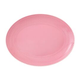 Lyngby Porcelæn - Rhombe Color Oval Serving Dish 28.5x21.5 cm - Rose / Home and Kitchen Kitchen Home & Kitchen