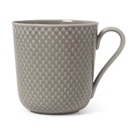 Lyngby Porcelæn - Rhombe Earth Mug With Handle 39 cl - Clay / Home and Kitchen Κουζίνα Σπίτι & Κουζίνα