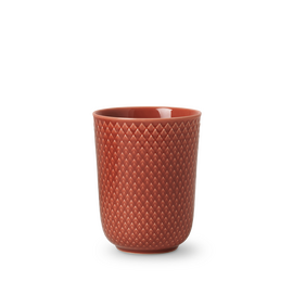 Lyngby Porcelæn - Rhombe Color Mug 33 cl - Terracotta / Home and Kitchen Kitchen Home & Kitchen